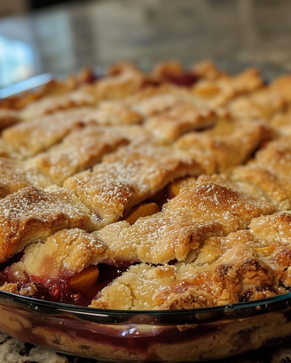 Peach Raspberry Cobbler Recipe - Sweet Summer Delight