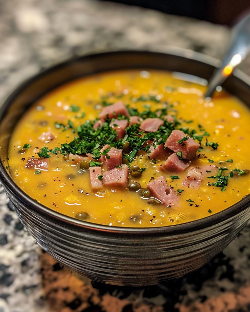 Ham and Lentil Soup Recipe - Hearty and Delicious