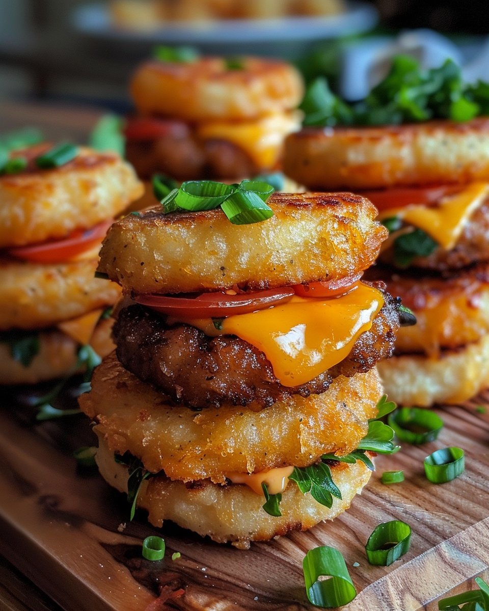 Mini Tater Tot Cheeseburgers Recipe Delight