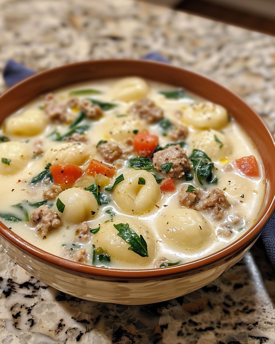 Sausage Gnocchi Soup: Comfort in a Bowl