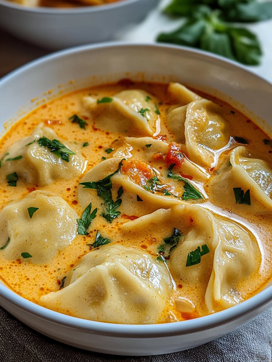 Vibrant Coconut Curry Dumpling Soup Recipe