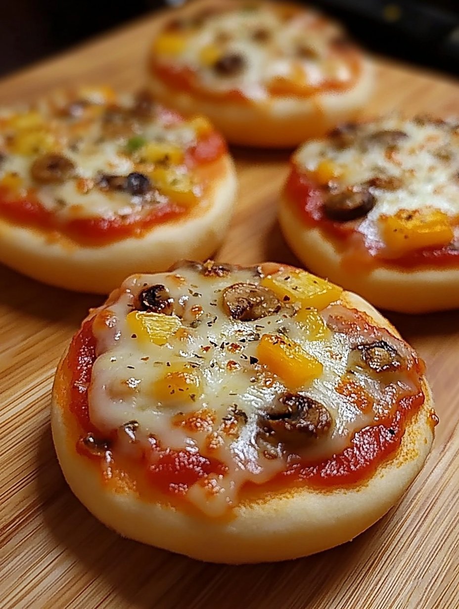 Easy Mini English Muffin Pizzas Recipe