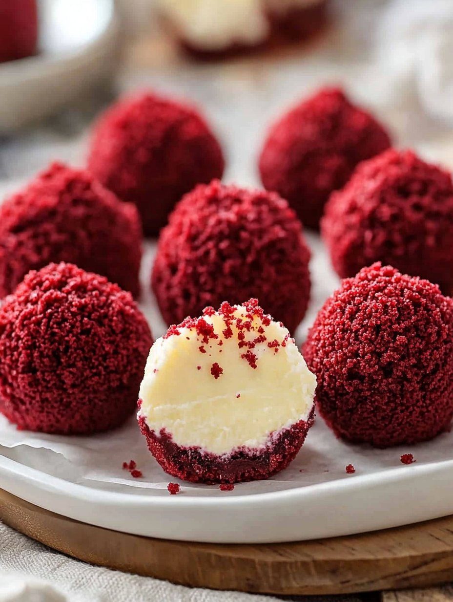 Valentines Red Velvet Cheesecake Bites Recipe