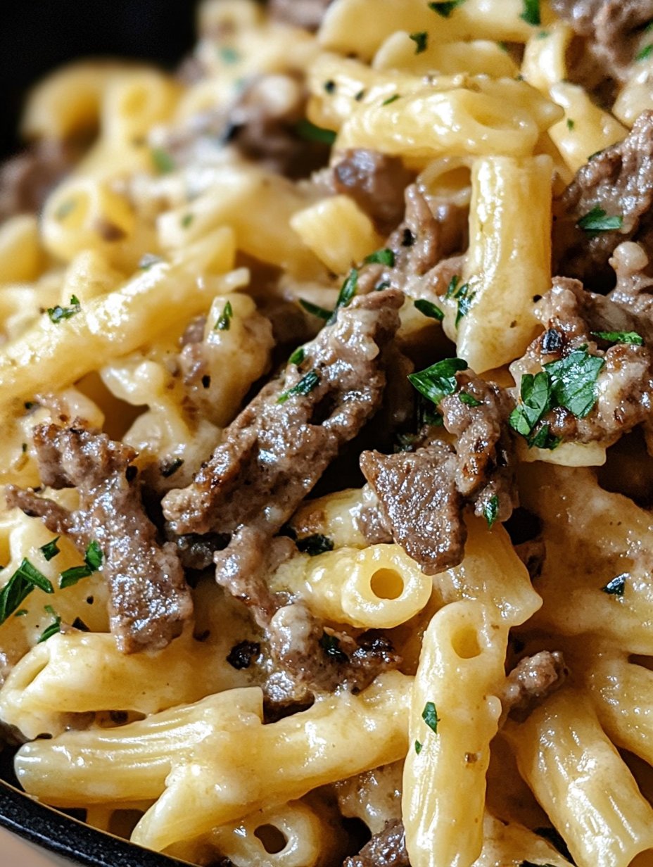 Philly Cheesesteak Pasta Recipe: A Savory Delight