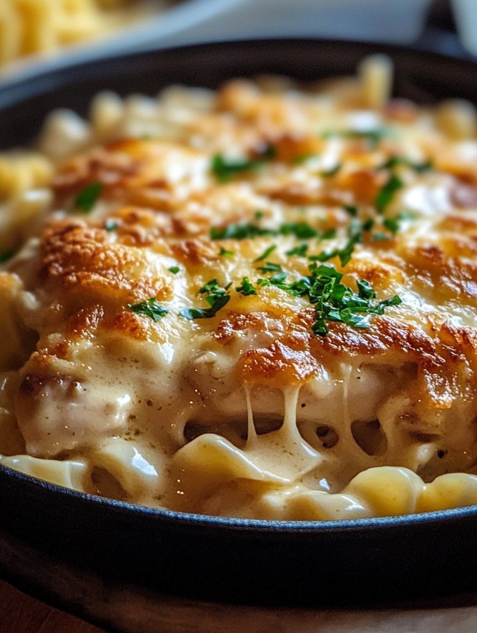 One-Pan Chicken with Buttered Noodles Recipe Delight