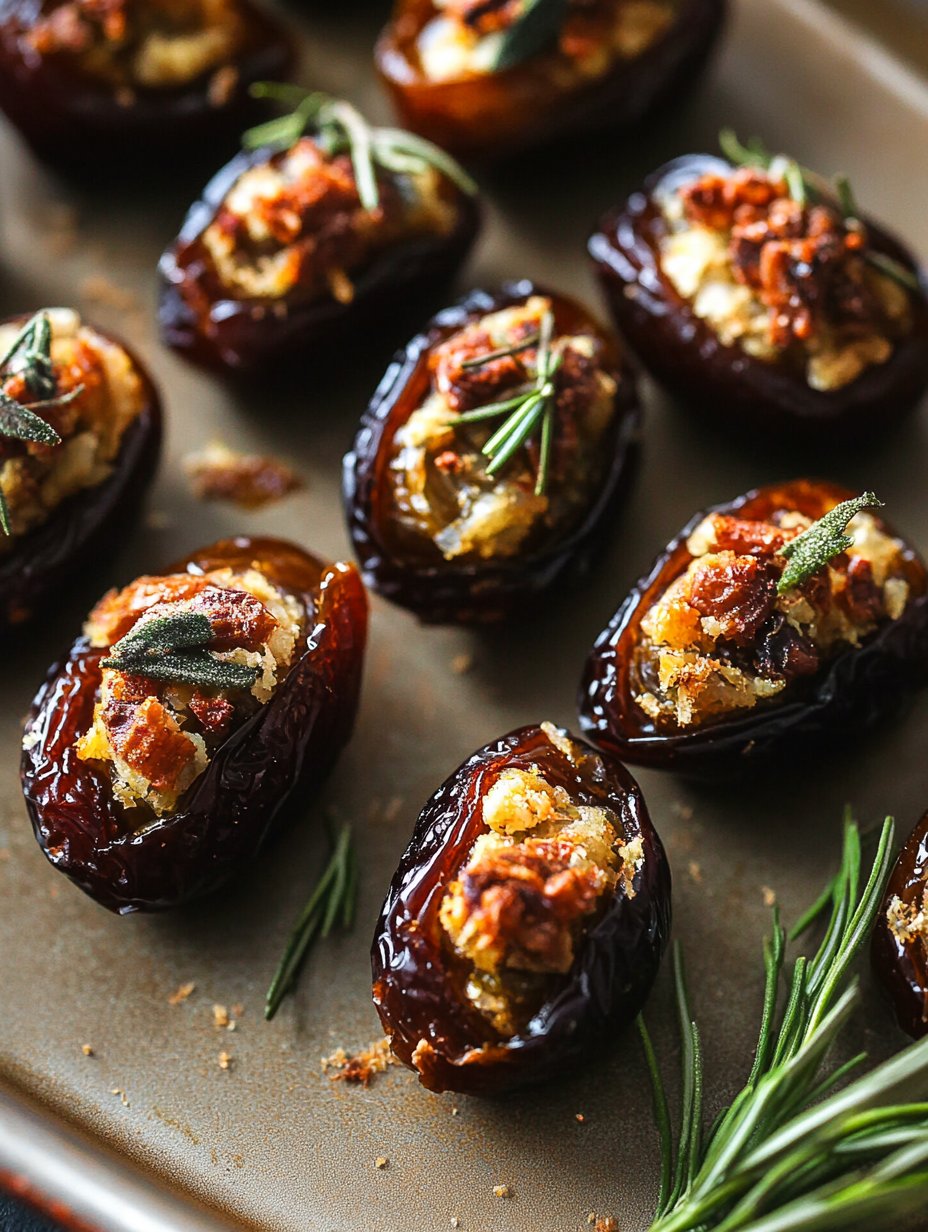 Roasted Stuffed Dates Recipe - Sweet and Savory Delight