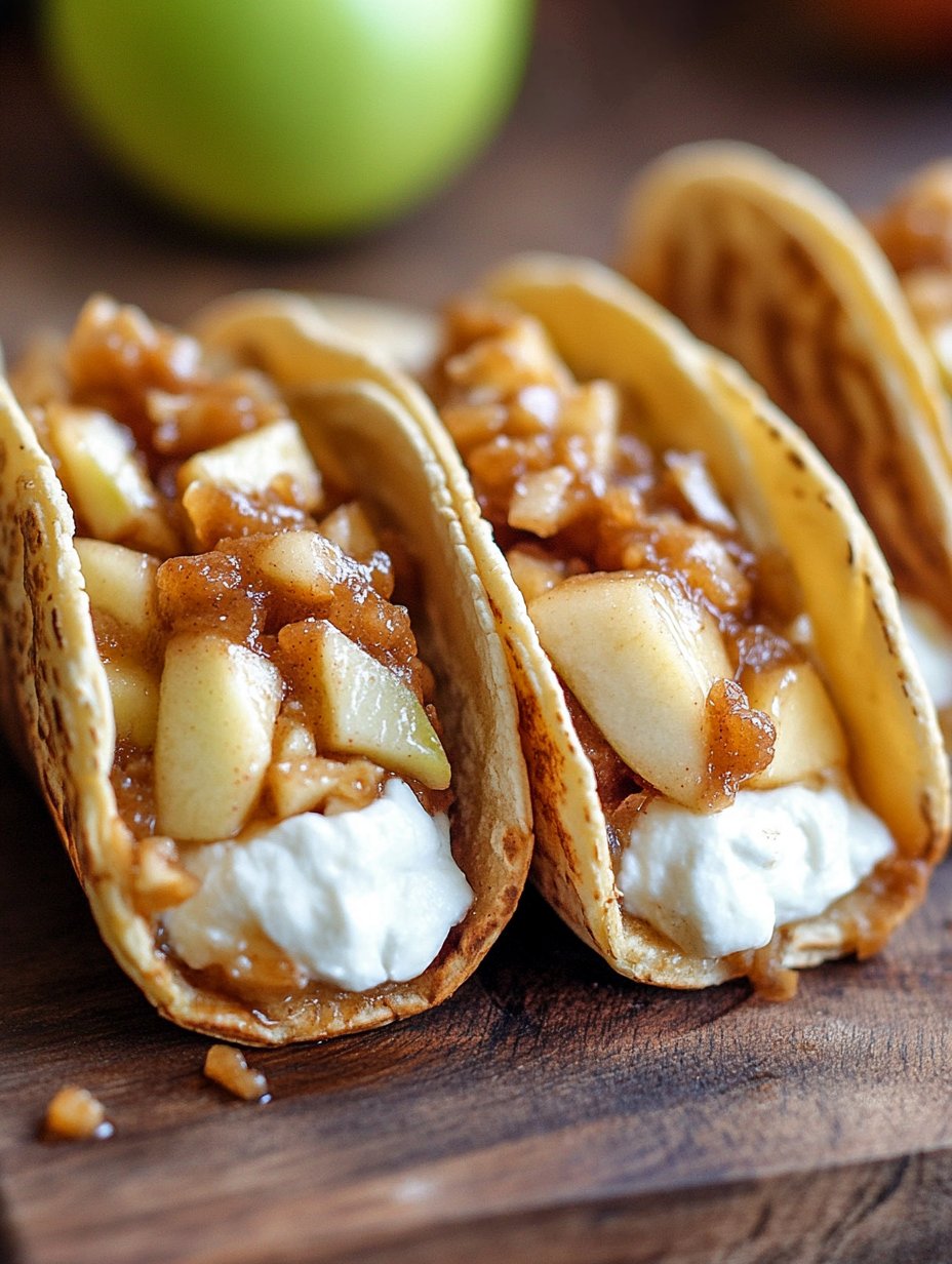 Apple Cheesecake Tacos - Delicious Dessert Recipe