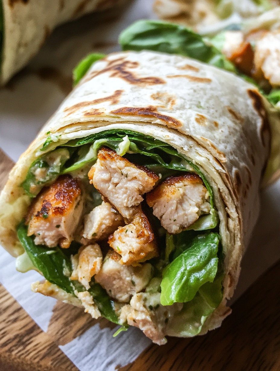 Miso Chicken Caesar Wrap Recipe for a Zesty Meal