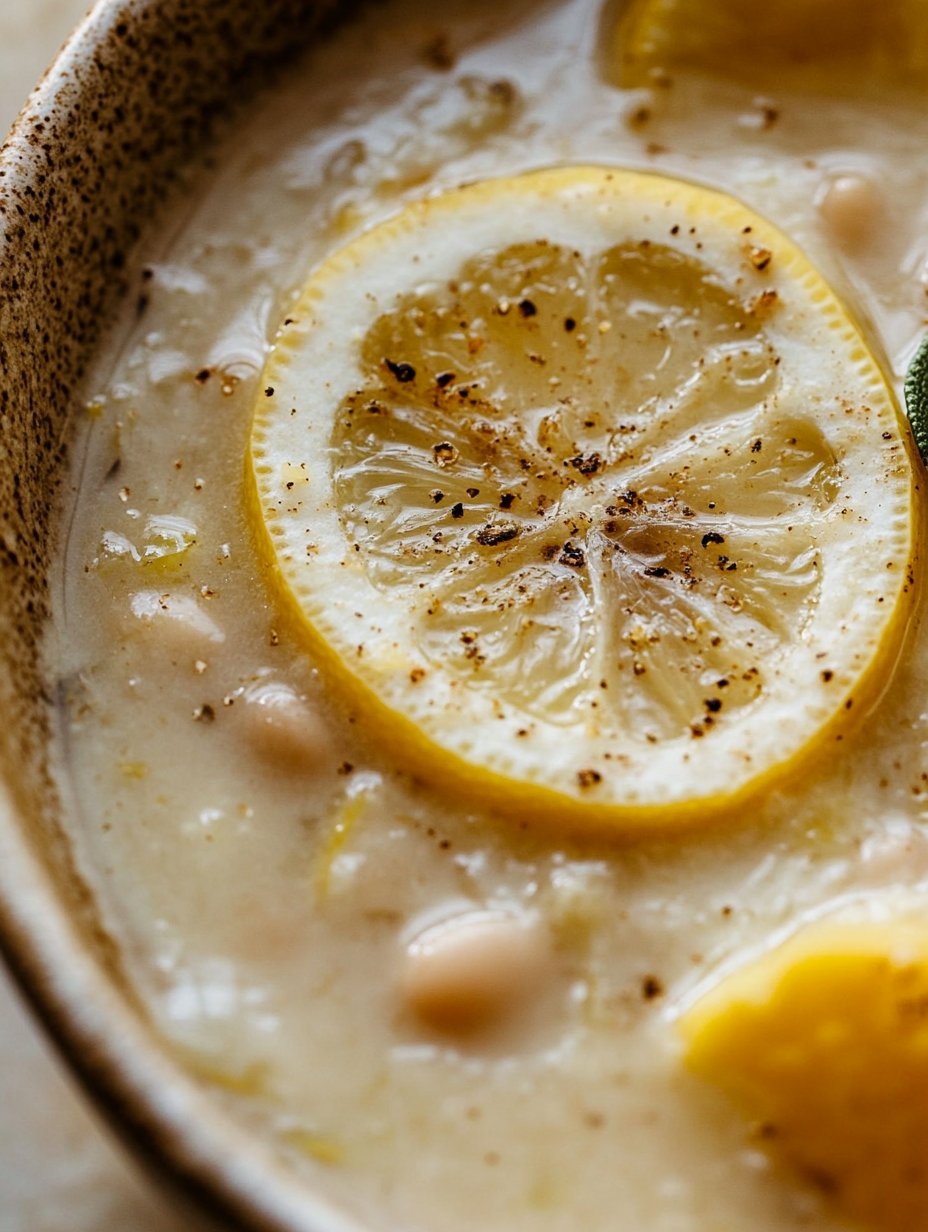 Nourishing White Bean and Lemon Soup Recipe