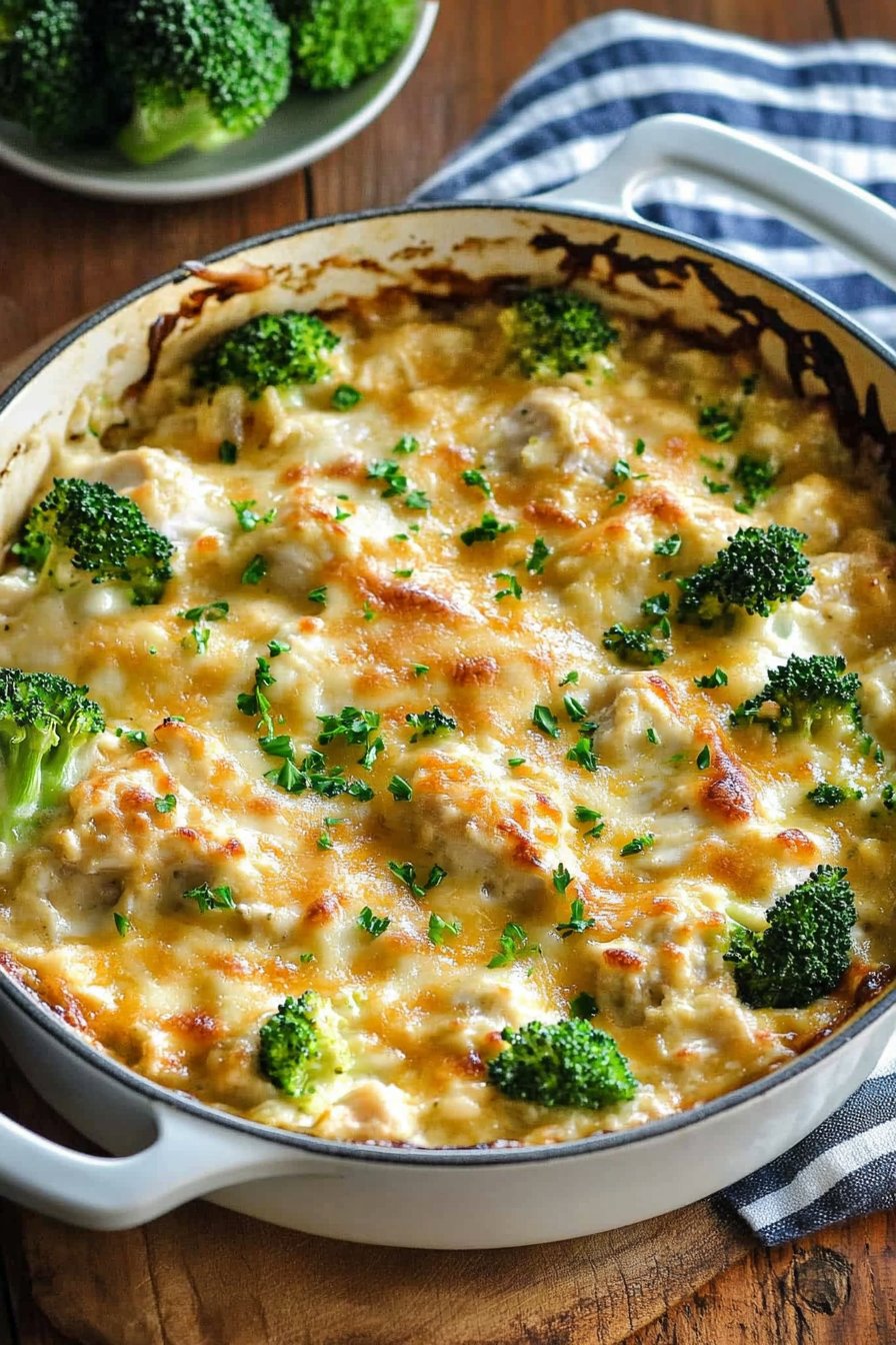 Cheesy Chicken Broccoli Bake Recipe