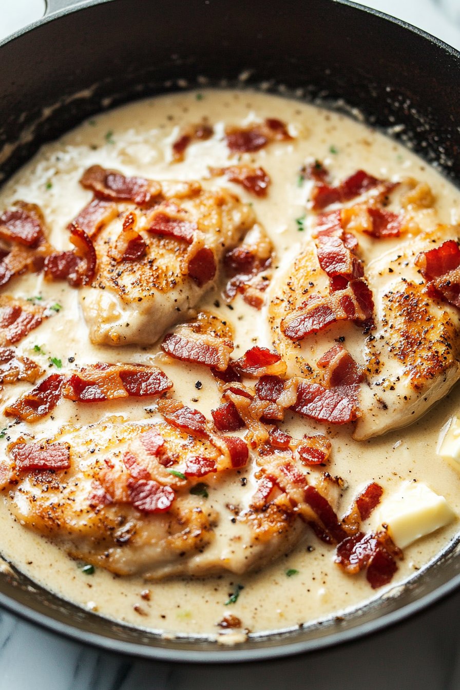 Creamy Bacon Chicken Recipe - Delicious and Easy