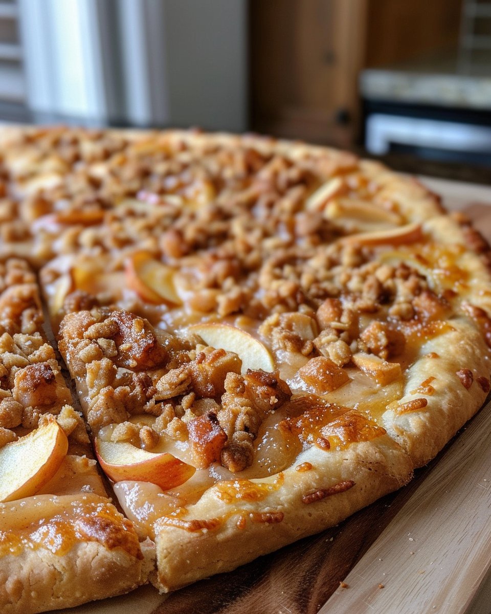 Apple Crisp Pizza: A Delectable Dessert Delight