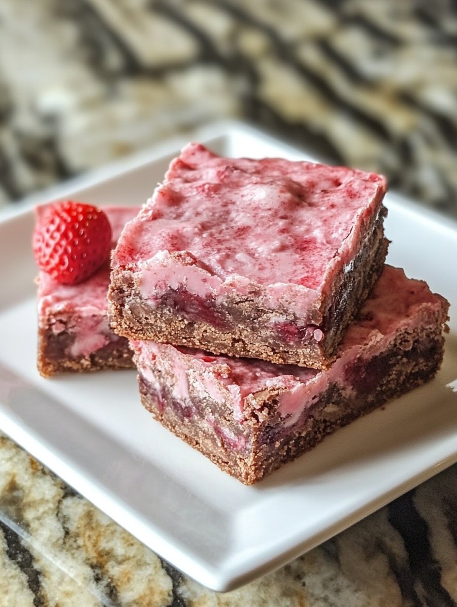 Strawberry Brownies: A Sweet and Fruity Delight