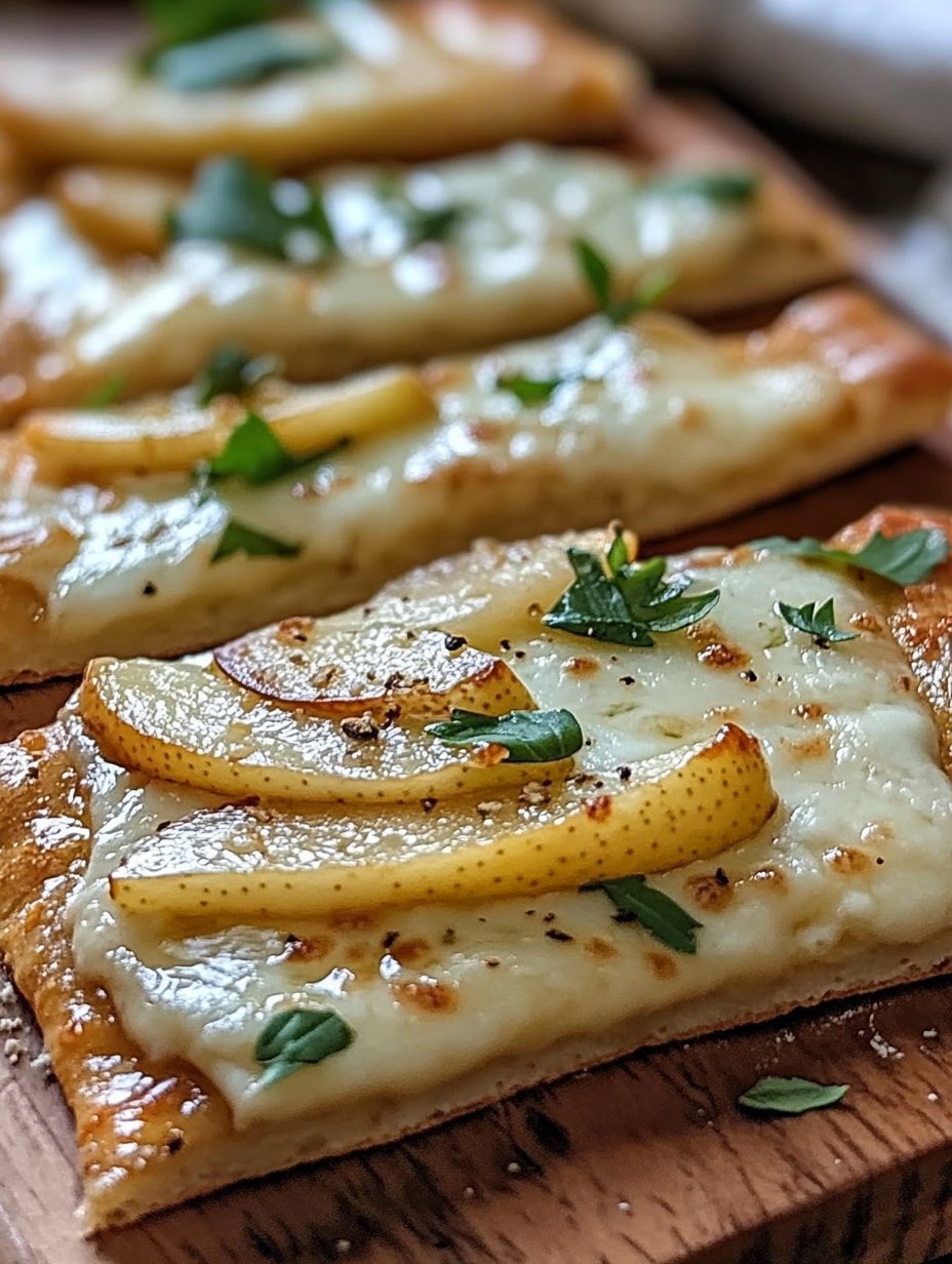 Pear and Gorgonzola Flatbread: A Delicious Recipe