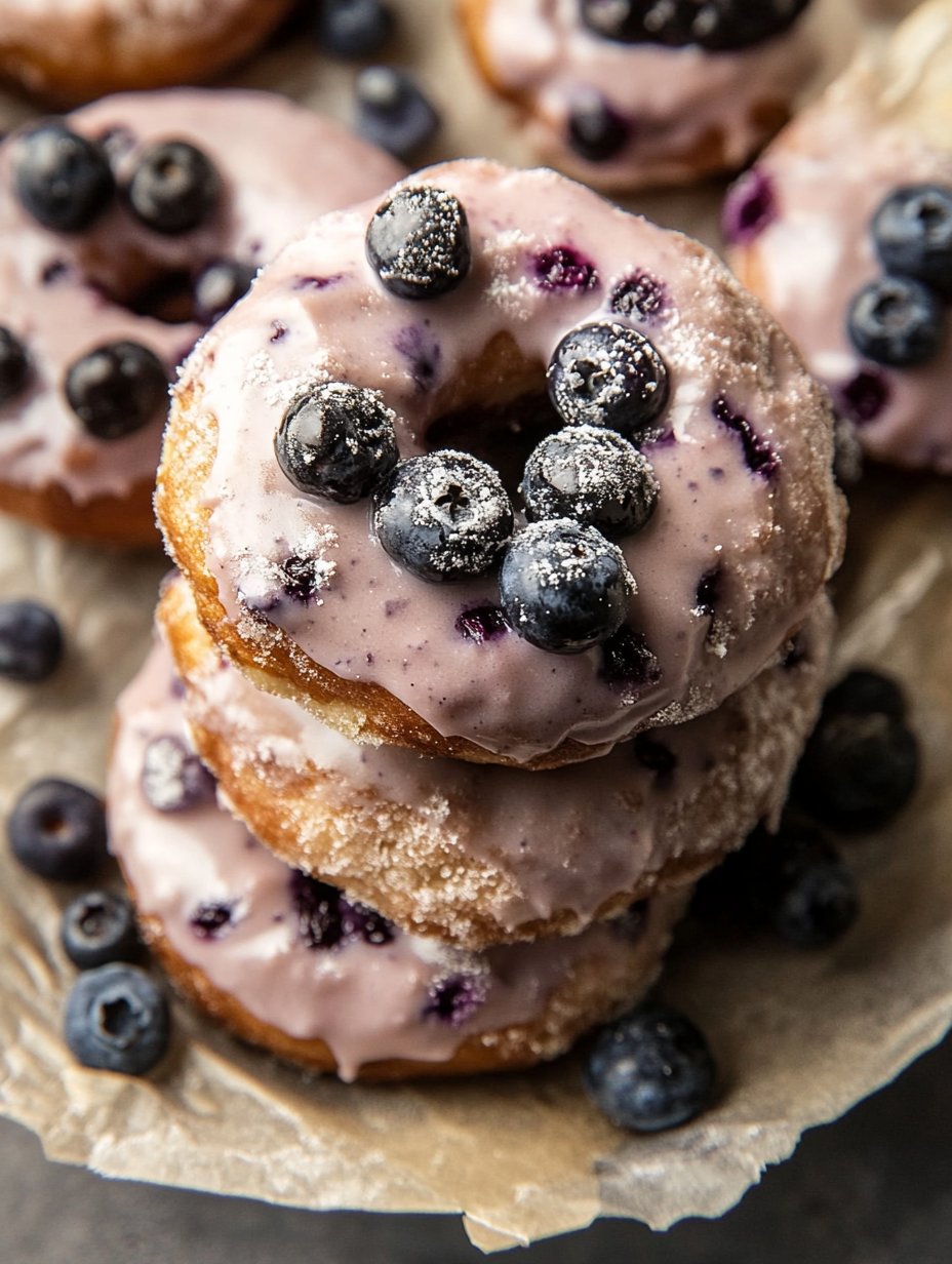 Blueberry Cake Donuts - Delicious and Easy Recipe