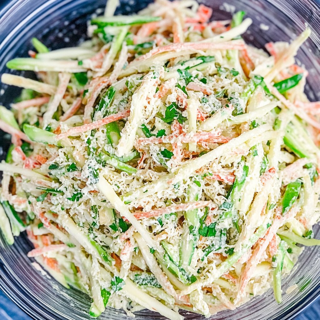 Spicy Kani Salad Recipe (Crab and Cucumber)