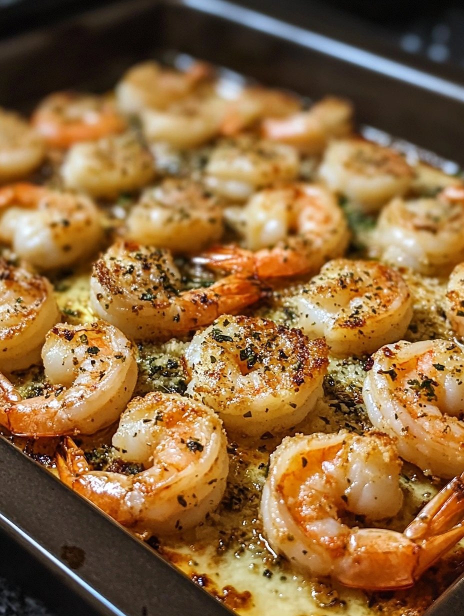 Garlic Parmesan Roasted Shrimp Recipe