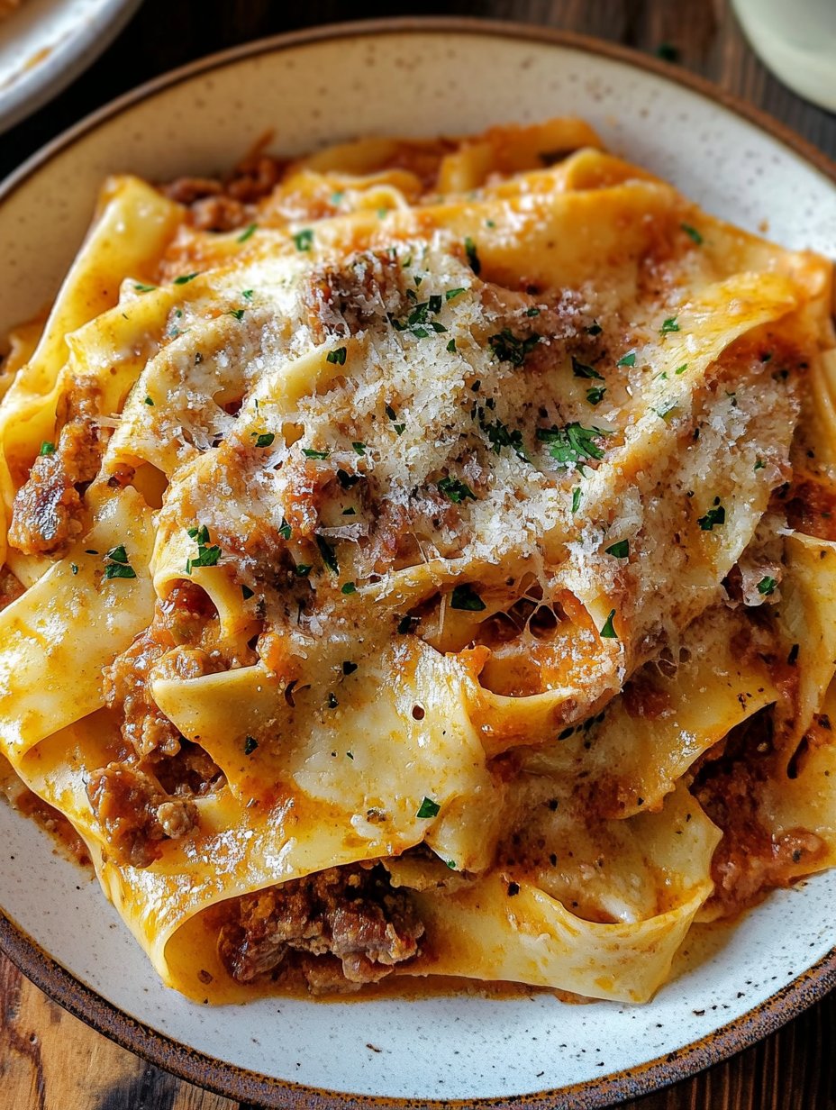 Creamy Calabrian Chili Pappardelle with Sausage & Fennel