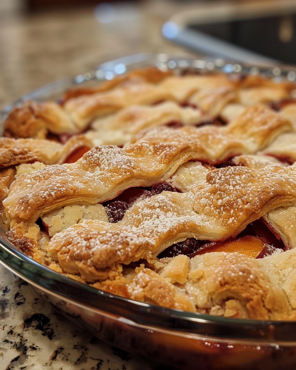 Peach Raspberry Cobbler Recipe - Sweet Summer Delight