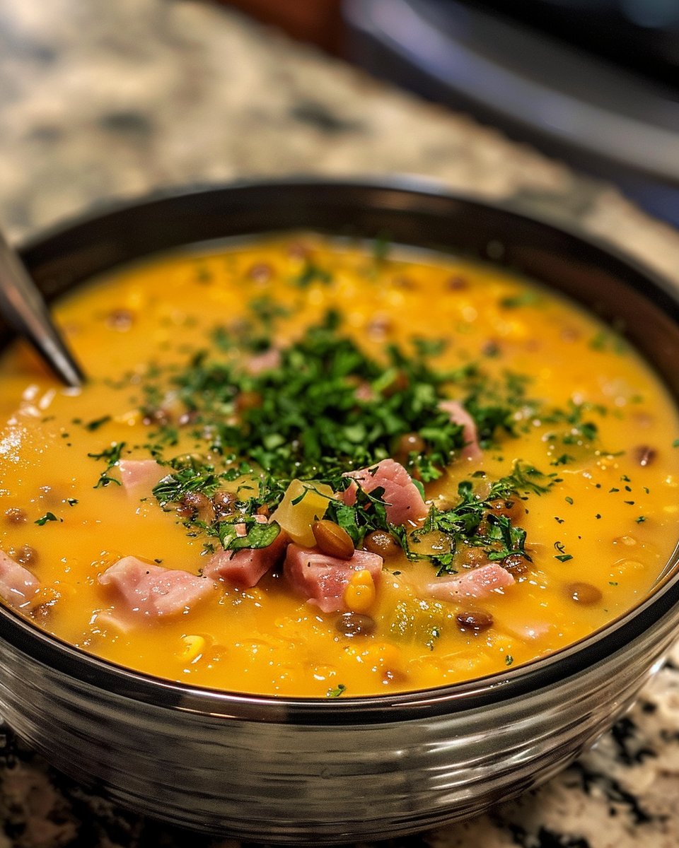 Ham and Lentil Soup Recipe - Hearty and Delicious