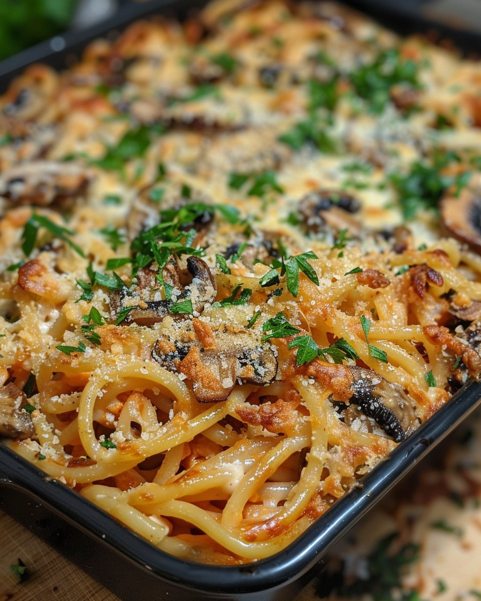 Baked Mushroom Pasta Recipe for a Delicious Dinner