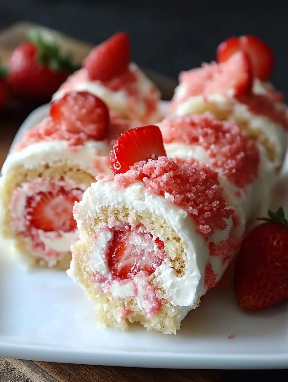 Strawberry Cheesecake Rolls: Delicious Dessert Recipe