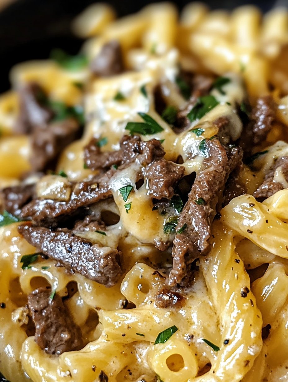 Philly Cheesesteak Pasta Recipe: A Savory Delight