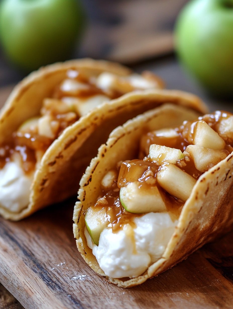 Apple Cheesecake Tacos - Delicious Dessert Recipe