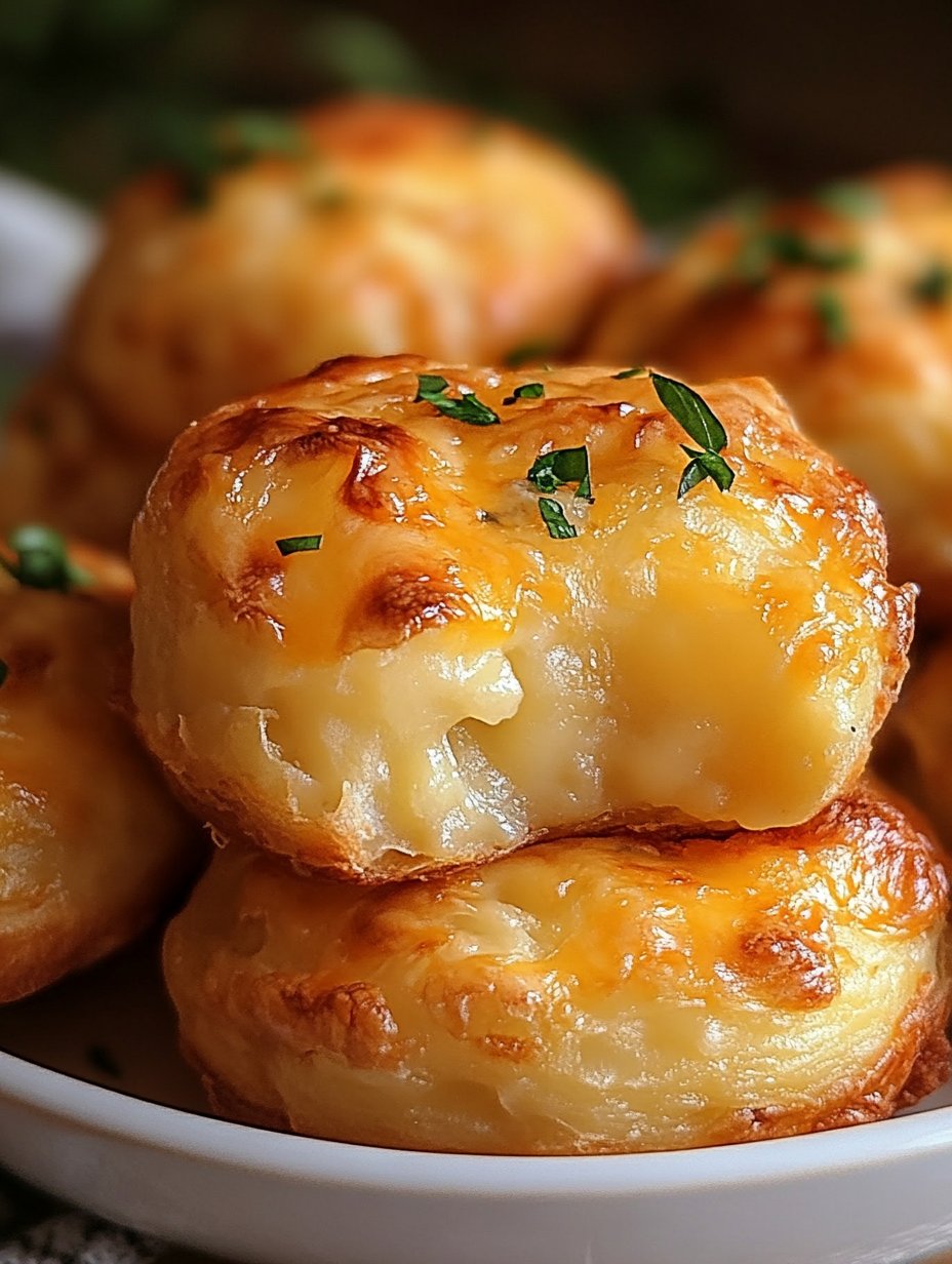 Creamy Potato Puffs with Cheese Delight Recipe