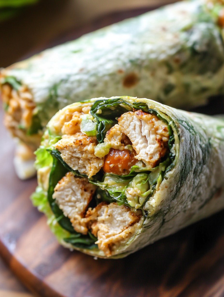 Miso Chicken Caesar Wrap Recipe for a Zesty Meal