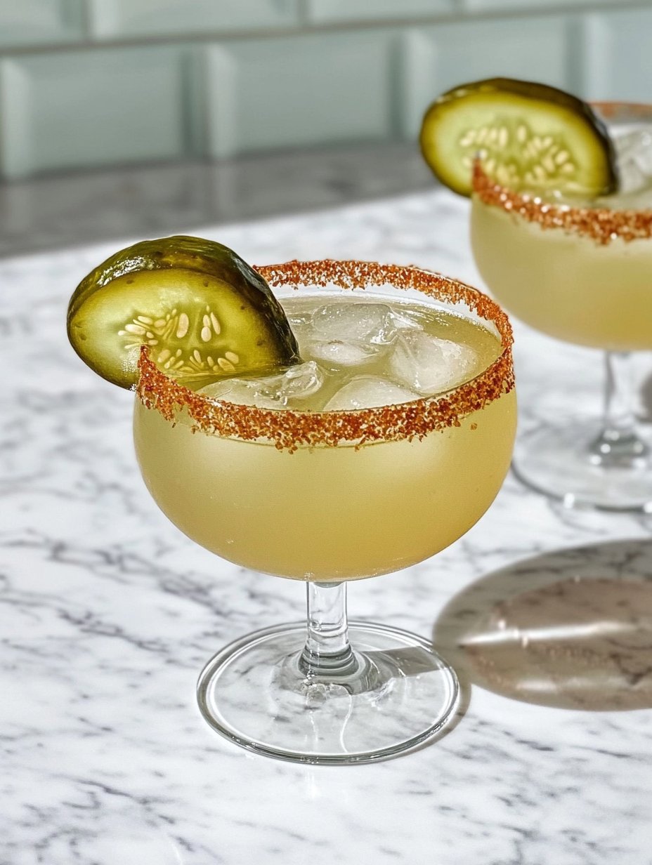 Spicy Pickle Margarita Recipe: Mocktail or Cocktail