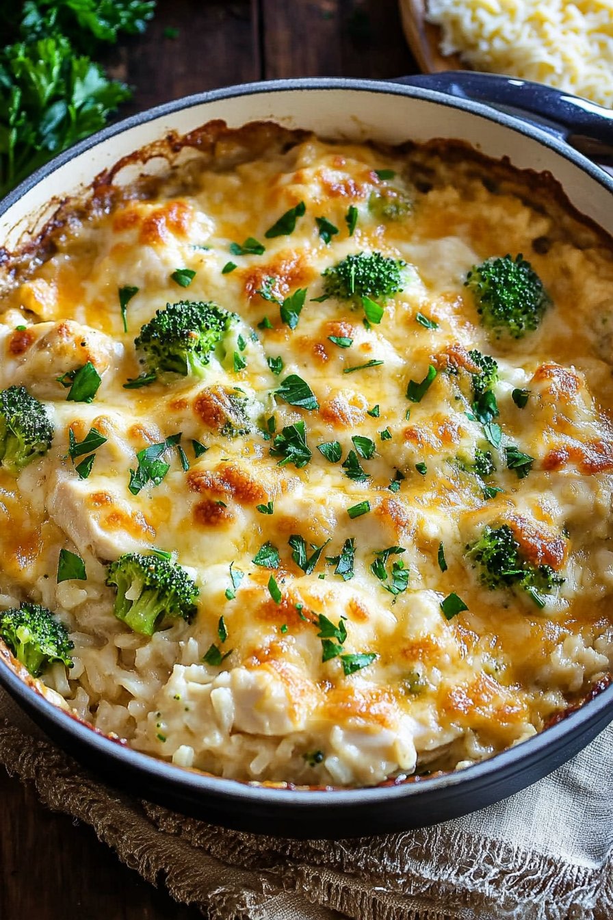 Cheesy Chicken Broccoli Bake Recipe