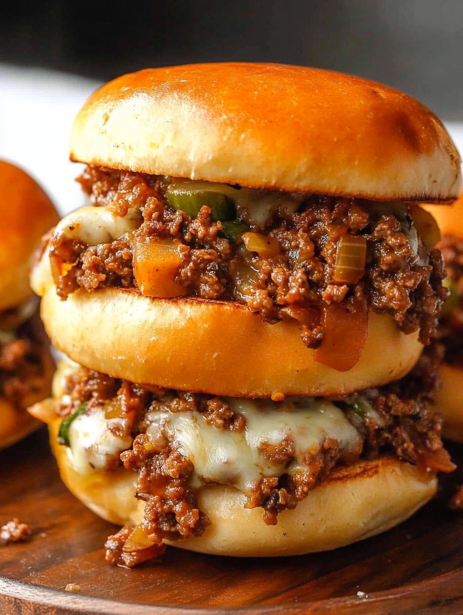 Philly Cheesesteak Sloppy Joes Recipe Delight