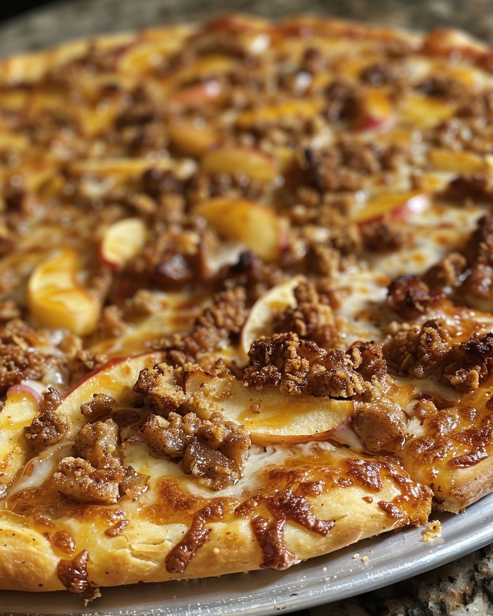 Apple Crisp Pizza: A Delectable Dessert Delight