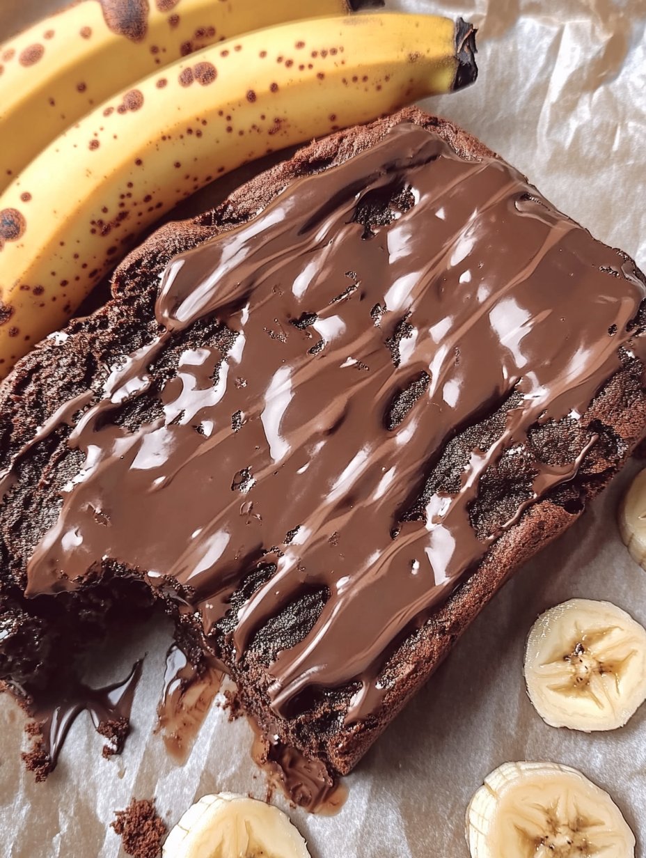 Gluten Free Chocolate Brownie Banana Bread Recipe