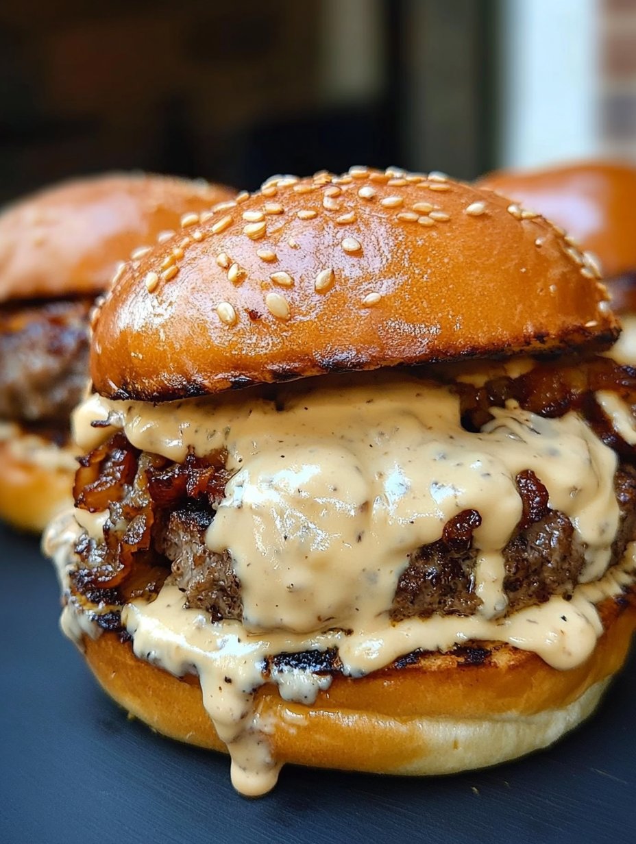 Smash Burgers with Baconnaise Sauce Recipe