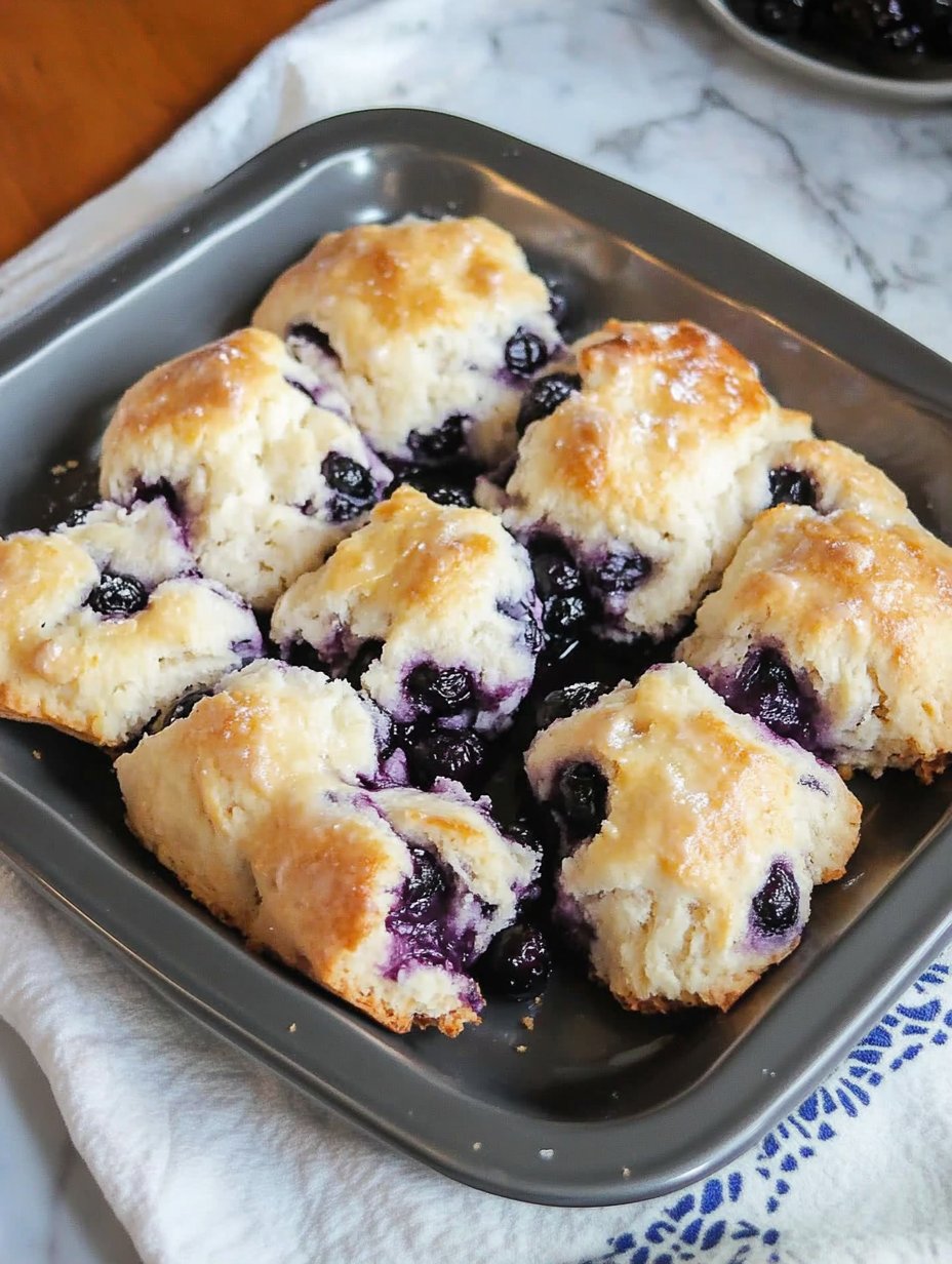 Blueberry Butter Swim Biscuits - Delicious Recipe