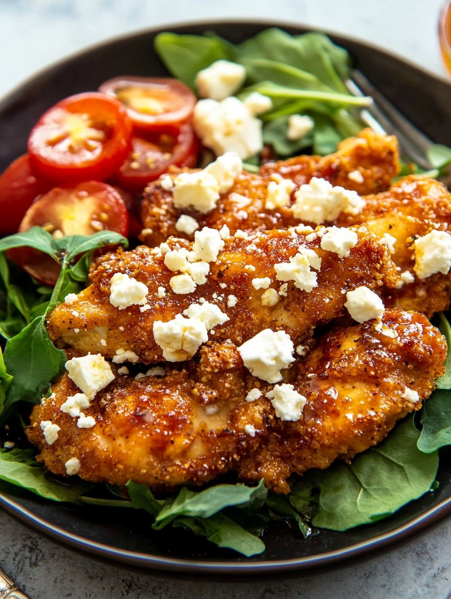 Crispy Hot Honey Feta Chicken Recipe | Delicious & Easy