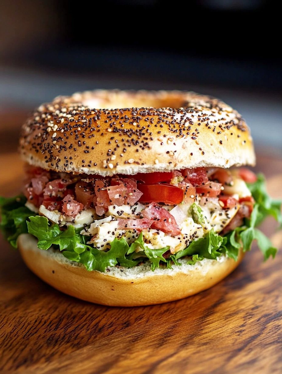 California BLT Chopped Bagel Recipe