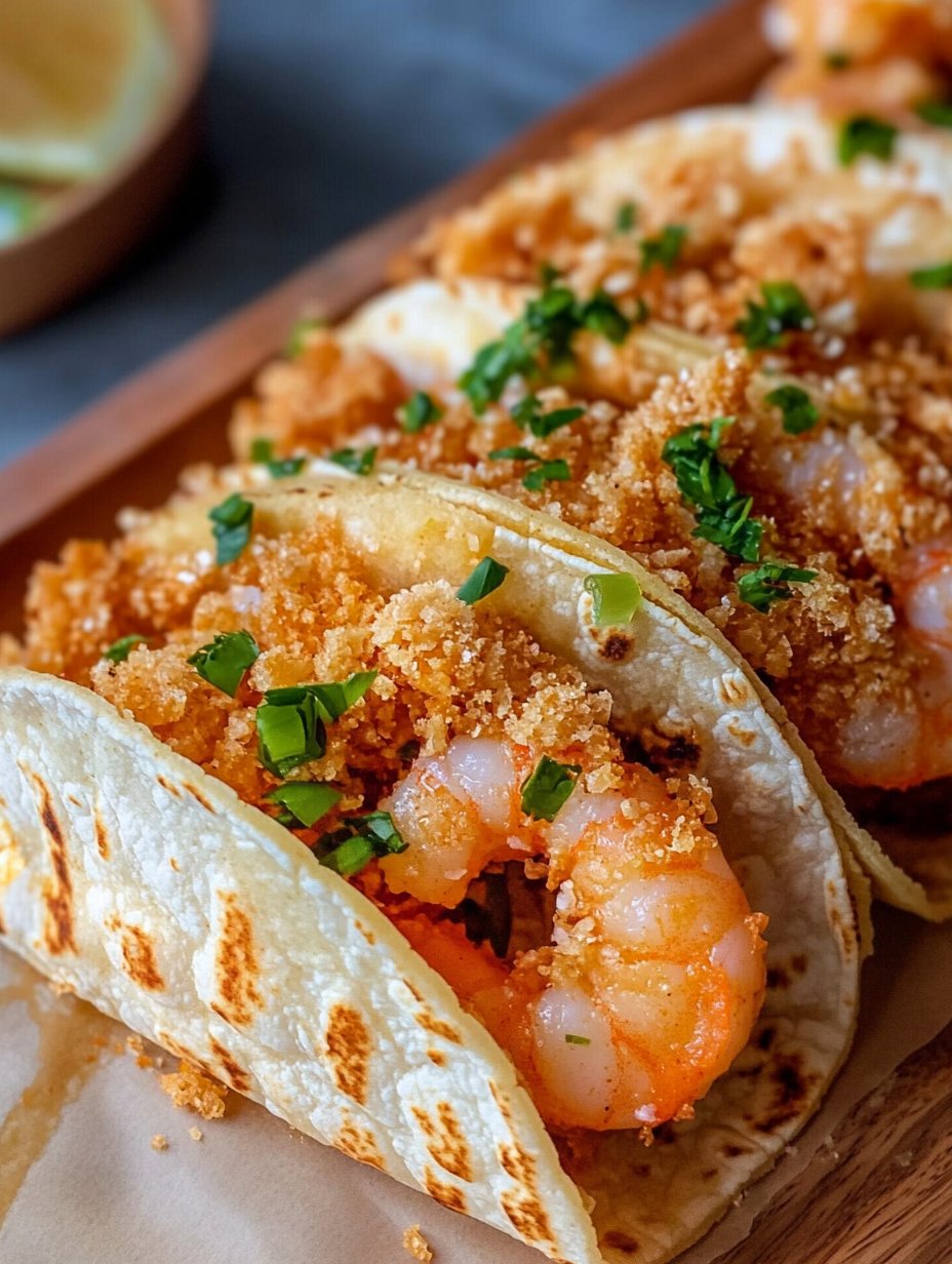 Air Fryer Bang Bang Shrimp Tacos Recipe