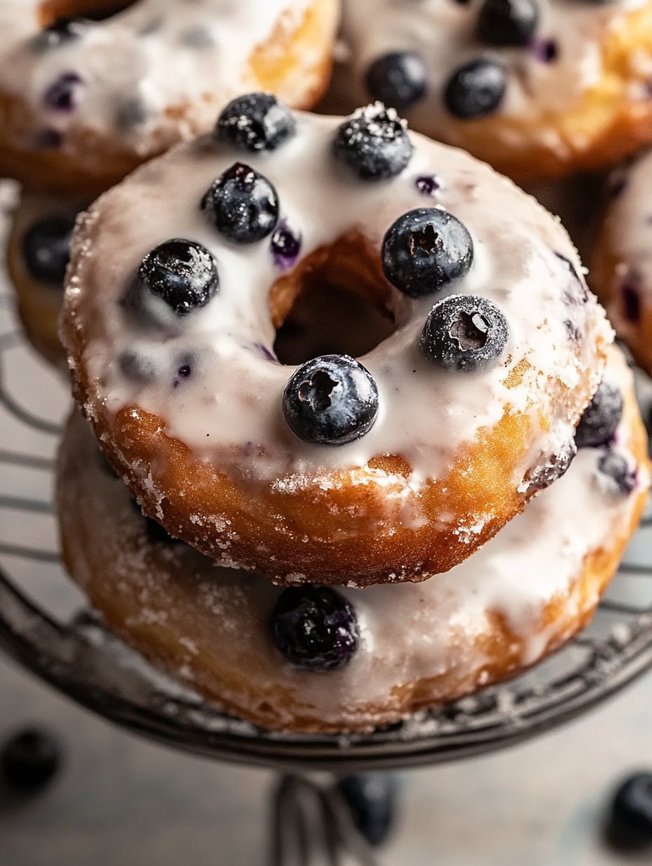 Blueberry Cake Donuts - Delicious and Easy Recipe