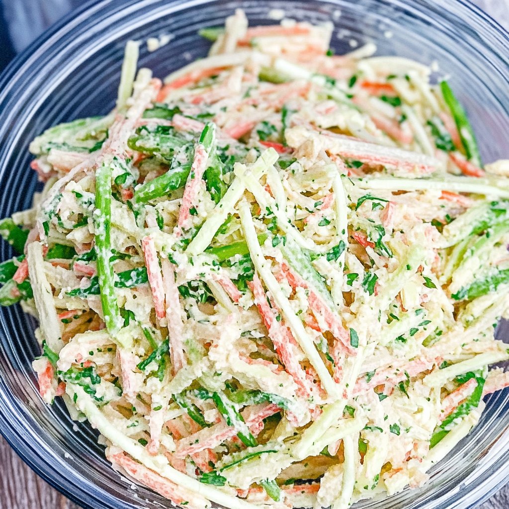 Spicy Kani Salad Recipe (Crab and Cucumber)