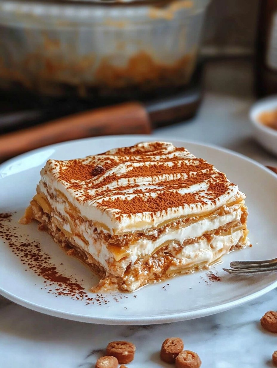 Viral Lotus Biscoff Lasagne Recipe Delight