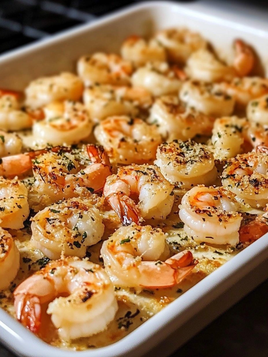 Garlic Parmesan Roasted Shrimp Recipe