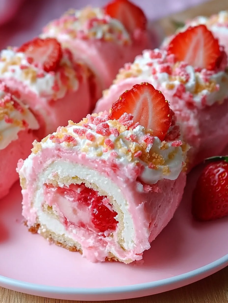 Strawberry Cheesecake Rolls: Delicious Dessert Recipe