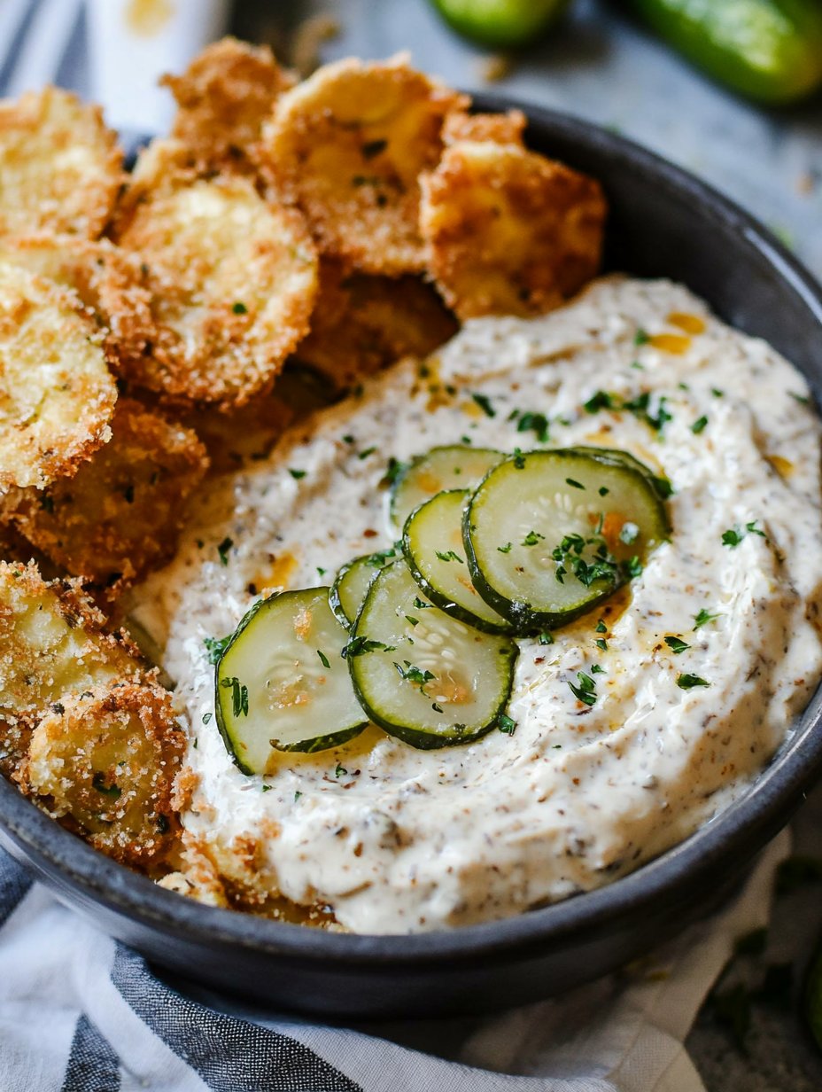 Fried Pickle Ranch Dip Recipe for Parties