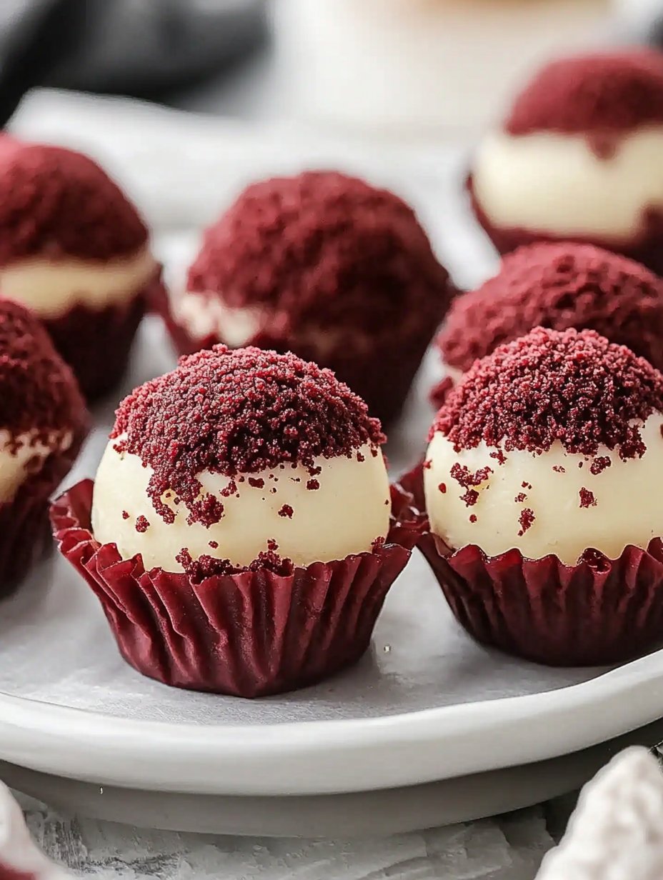 Valentines Red Velvet Cheesecake Bites Recipe