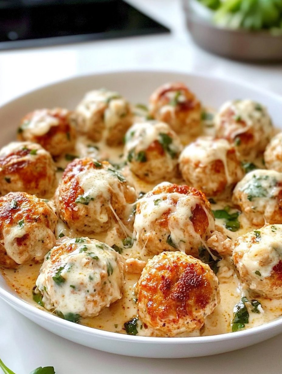 Baked Chicken Ricotta Meatballs Recipe