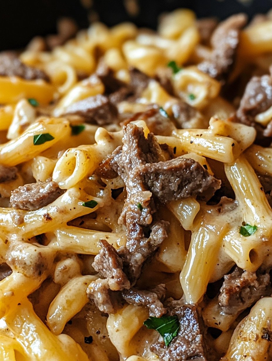 Philly Cheesesteak Pasta Recipe: A Savory Delight