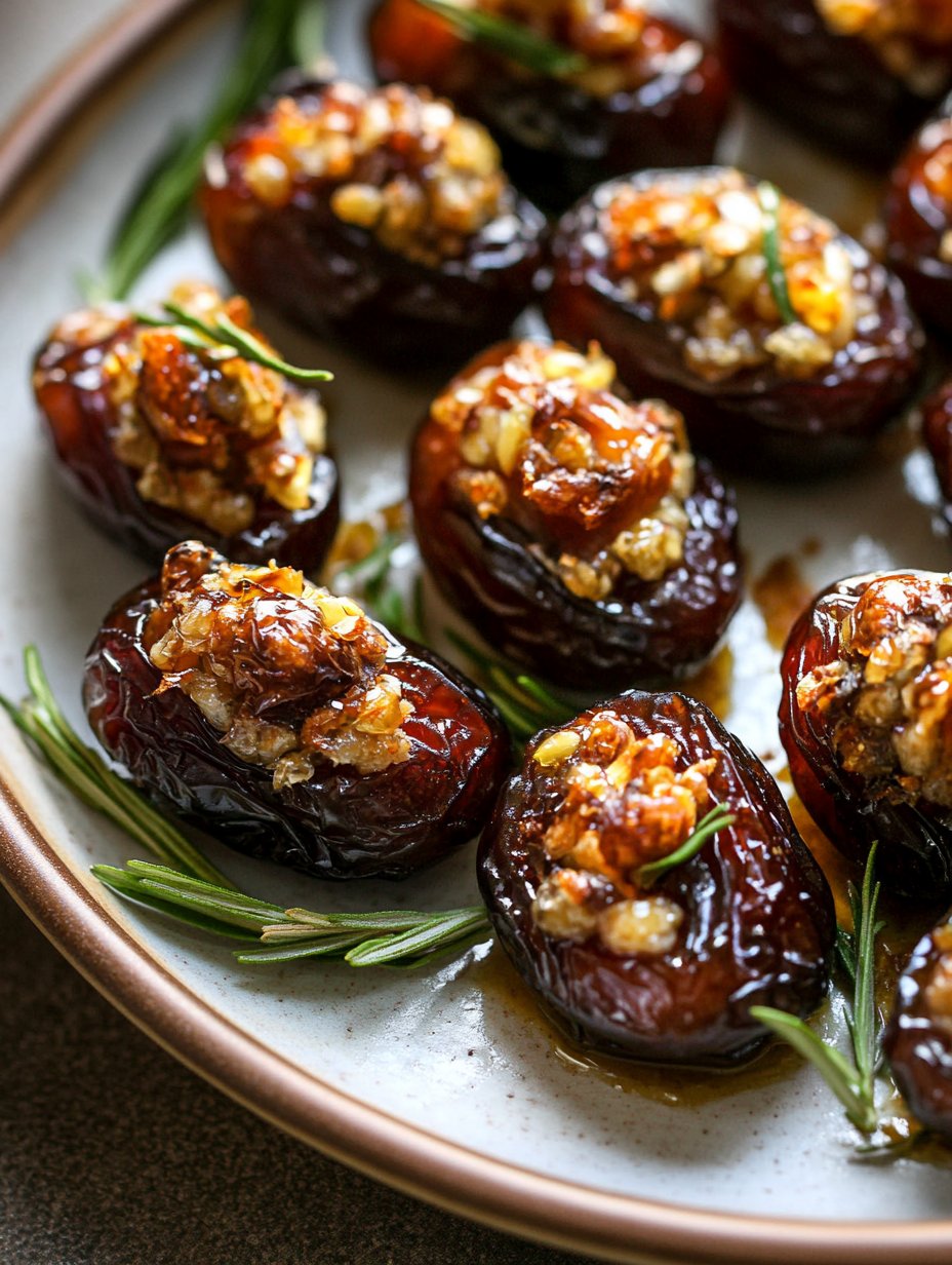 Roasted Stuffed Dates Recipe - Sweet and Savory Delight